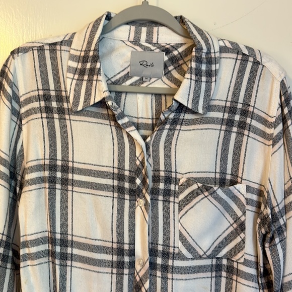 Rails Button Down - Pink/Blue Plaid - M - Picture 3 of 4